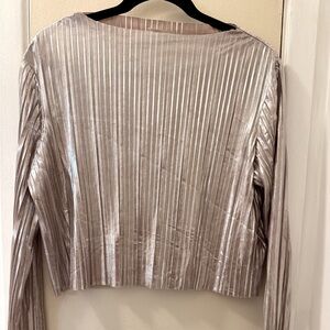 Silver crop top size 10, H&M